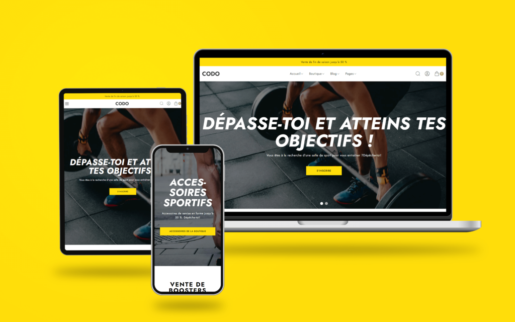 Création Site Internet - Sport